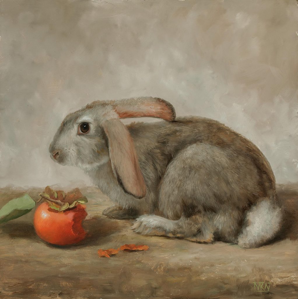 West, Mary_Rabbit with Persimmon